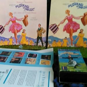 SOUND OF MUSIC VINYL RECORD AND VHS TAPE